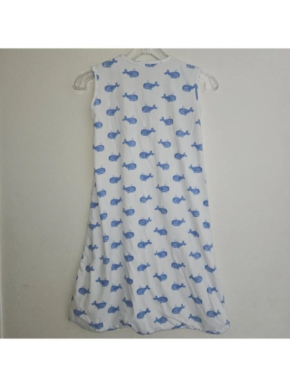 3 Baby Sleep Sack Lot Cotton XL 18-24 Months HB Hudson Baby Blue Whales Flowers